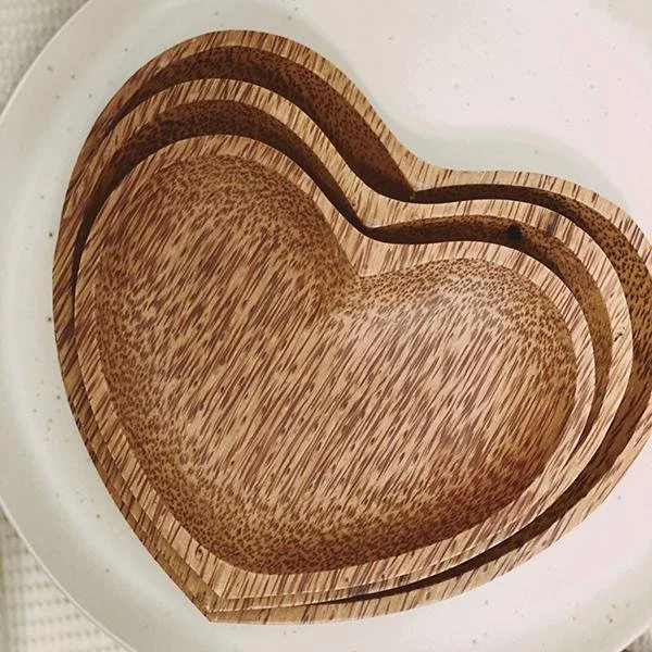 Wooden chess sets for strategic play​ Wooden heart shaped plates