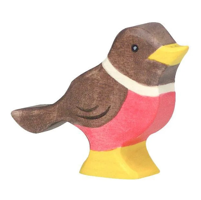 Wooden glow - in - the - dark toys for nighttime play​ Holztiger robin
