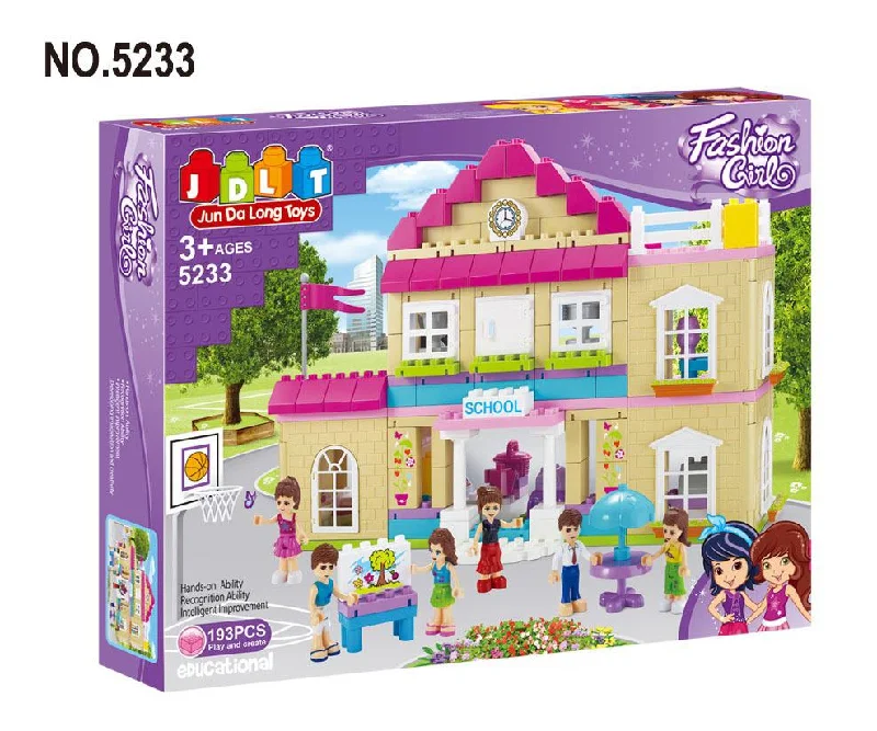 Educational toys for summer learning to prevent brain drain​ 193Pcs Blocks  P.Bx