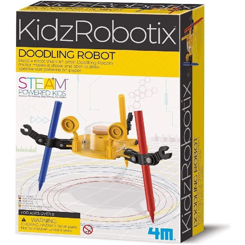 Educational toys for teaching sociology basics​ 4M Doodling Robot 03280