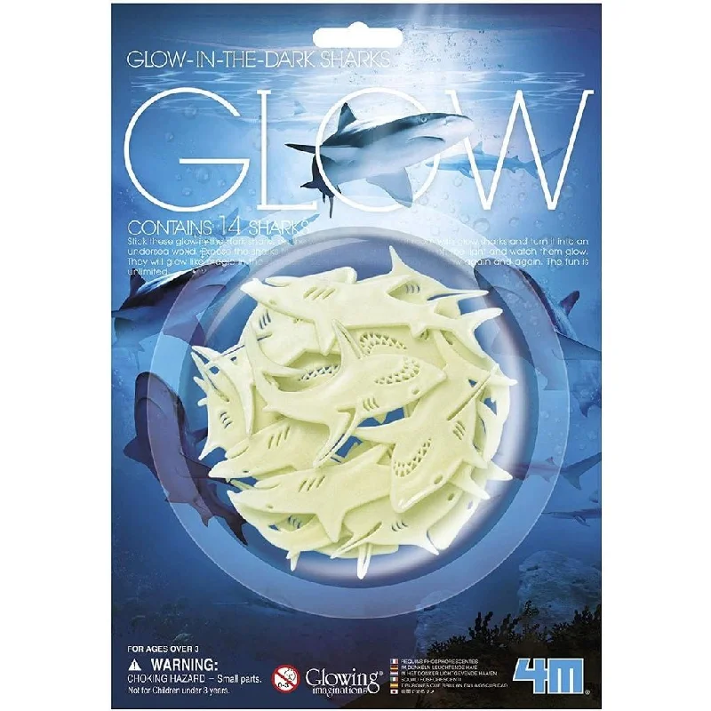 Educational toys for teaching computer skills​ 4M Glow In The Dark Shark 05940