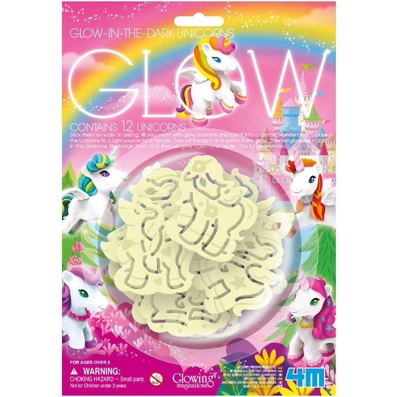 Educational toys for teaching foreign languages​ 4M Glow In The Dark Unicorns 5939