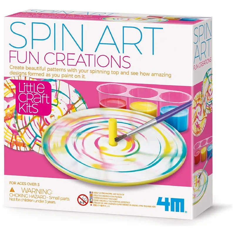 Educational toys for teaching digital art concepts 4M Little Craft Spin Art Fun Creations Educational toys for teaching digital art concepts 4M Little Craft Spin Art Fun Creations