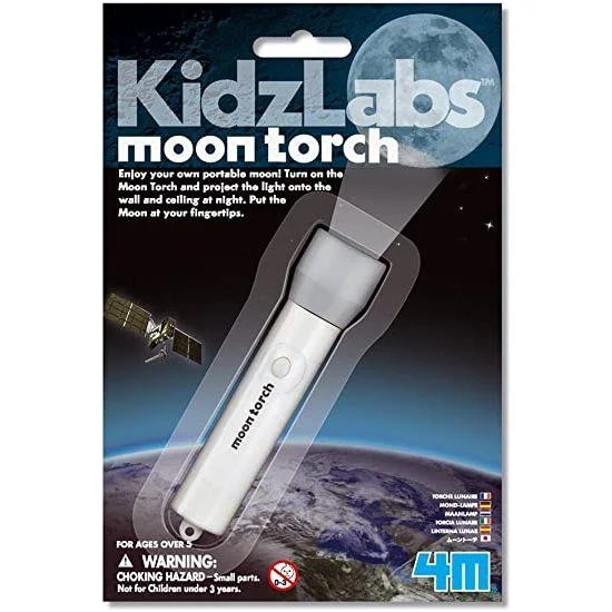 Educational toys with sustainable materials​ 4M Moon Torch 03310