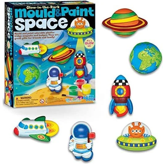 Educational toys for teaching marine biology​ 4M Mould Paint Glow Space 03546