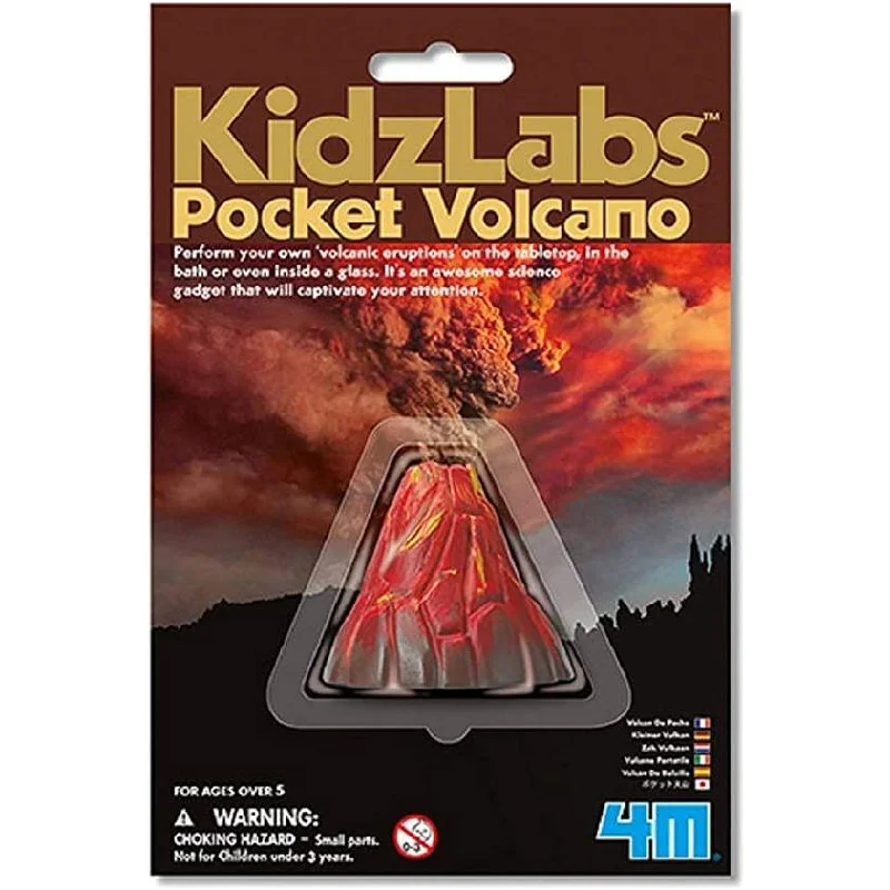Educational toys for kids with learning disabilities​ 4M Pocket Volcano 03218