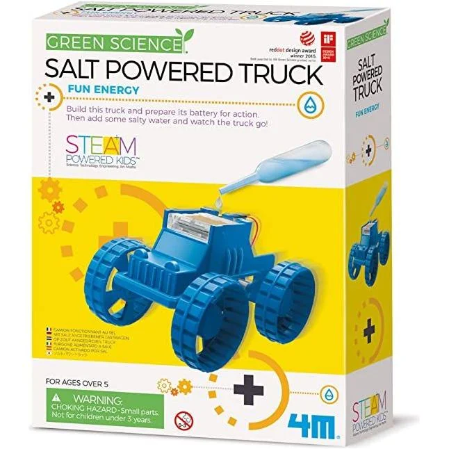 Educational toys for kindergarten readiness​ 4M Salt Powered Truck 03409