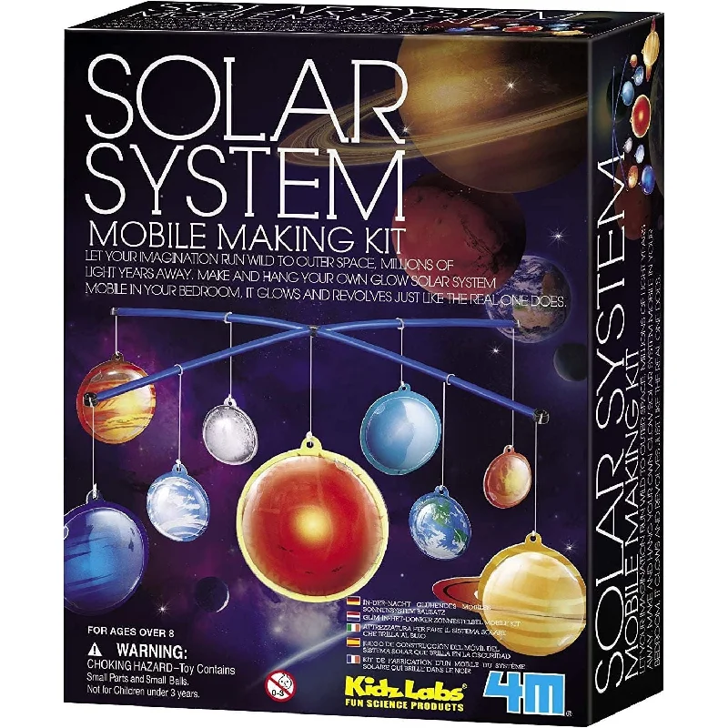 Educational toys with coding concepts for older kids​ 4M Solar System Mobile Making Kit 32256