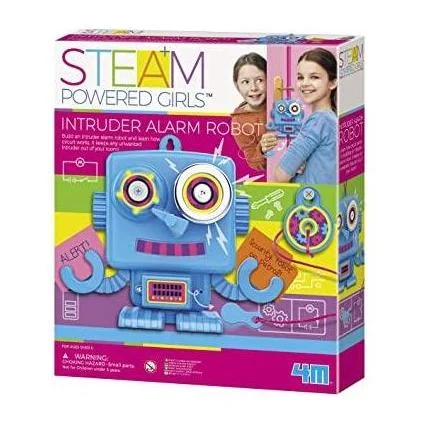 Educational toys for teaching big data analytics​ 4M Steam Intruder Alarm Robot