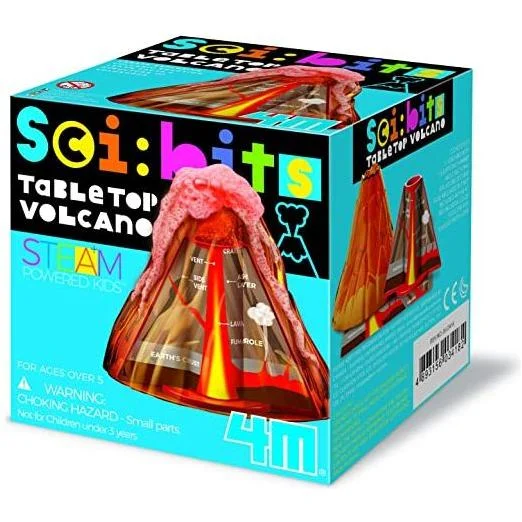 Educational toys for teaching electrical engineering​ 4M Table Top Volcano 03418