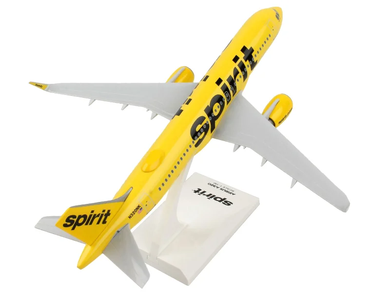 Gothic - style model toys for a spooky atmosphere Airbus A320neo Commercial Aircraft with Wi-Fi Dome "Spirit Airlines" (N320NK) Yellow (Snap-Fit) 1/150 Plastic Model by Skymarks Gothic - style model toys for a spooky atmosphere Airbus A320neo Commercial Aircraft with Wi-Fi Dome "Spirit Airlines" (N320NK) Yellow (Snap-Fit) 1/150 Plastic Model by Skymarks
