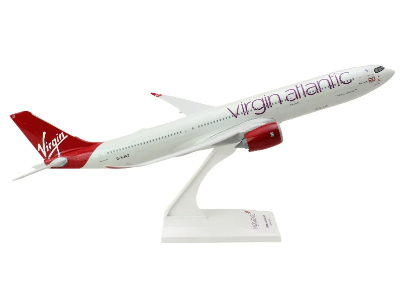 Airport model toys with planes and runways Airbus A330-900 Commercial Aircraft "Virgin Atlantic" (G-VJAZ) Gray with Red Tail (Snap-Fit) 1/200 Plastic Model by Skymarks Airport model toys with planes and runways Airbus A330-900 Commercial Aircraft "Virgin Atlantic" (G-VJAZ) Gray with Red Tail (Snap-Fit) 1/200 Plastic Model by Skymarks