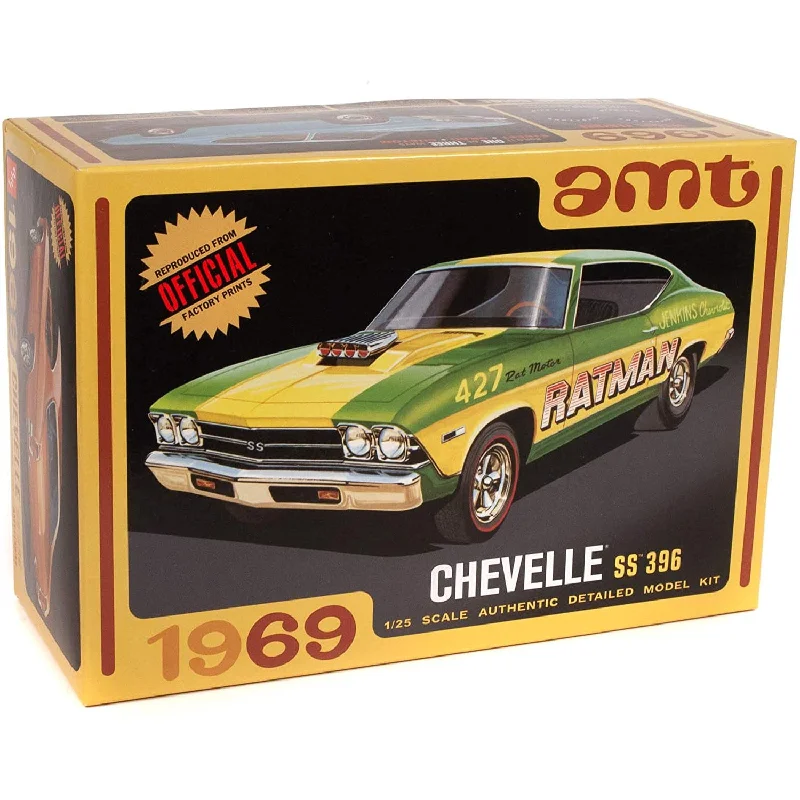 Ship model toys for maritime history lovers to build AMT 1/25 1969 Chevy Hardtop Chevelle Ship model toys for maritime history lovers to build AMT 1/25 1969 Chevy Hardtop Chevelle