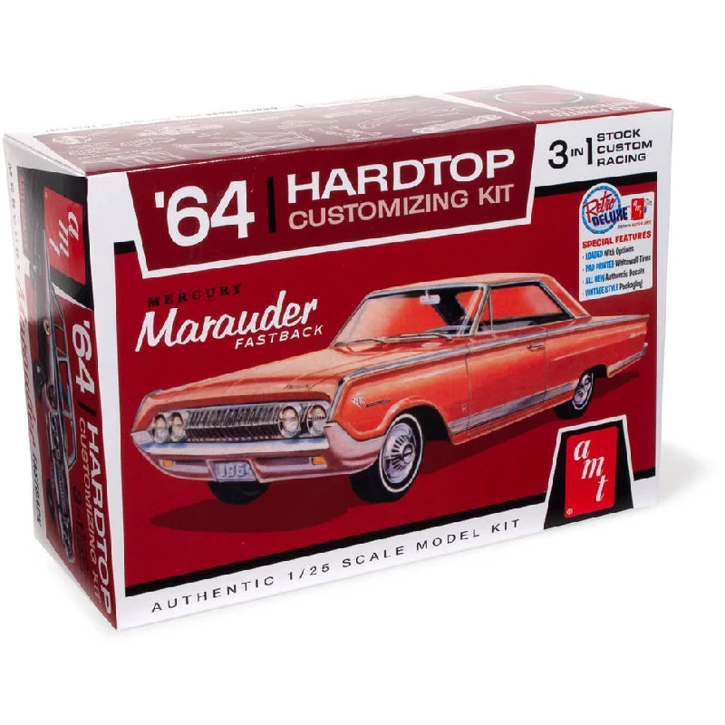 Police car model toys for pretend law - enforcement scenarios AMT 1964 Mercury Marauder Hardtop 1:25 Scale Model Kit Police car model toys for pretend law - enforcement scenarios AMT 1964 Mercury Marauder Hardtop 1:25 Scale Model Kit