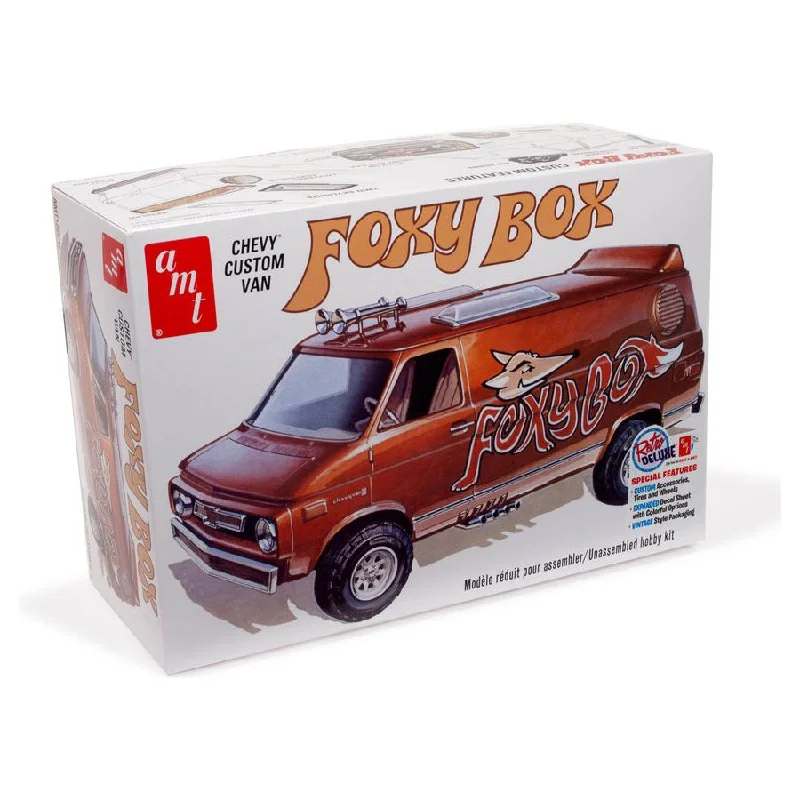 Magic - school model toys for Harry Potter - inspired play AMT 1975 Chevy Van "Foxy Box" 1:25 Scale Model Kit Magic - school model toys for Harry Potter - inspired play AMT 1975 Chevy Van "Foxy Box" 1:25 Scale Model Kit