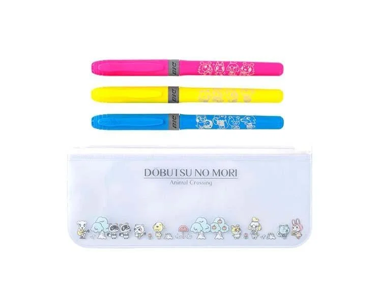 Video games with free DLC​ Animal Crossing Highlighter And Case Set