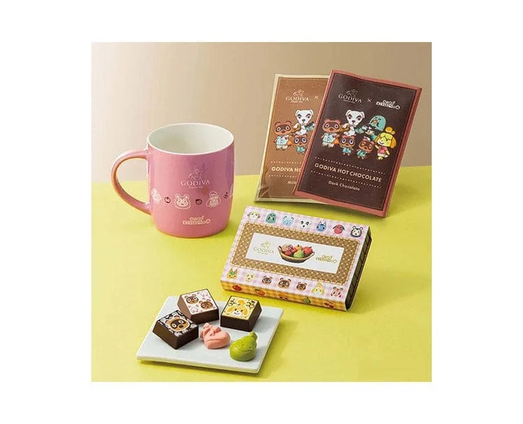 Video games with branching storylines​ Animal Crossing x Godiva Mug Set (Pink)
