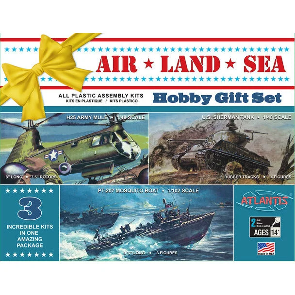 Post office model toys for mail - delivery role - play Atlantis Air, Land and Sea Gift Set Plastic Model Kit Post office model toys for mail - delivery role - play Atlantis Air, Land and Sea Gift Set Plastic Model Kit