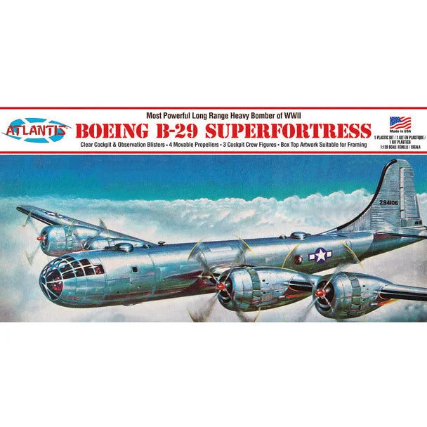 Pet - store model toys for pet - lovers' play Atlantis Boeing B-29 Superfortress 1:120 with Swivel Stand Pet - store model toys for pet - lovers' play Atlantis Boeing B-29 Superfortress 1:120 with Swivel Stand