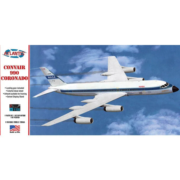 Power - plant model toys for energy - concept learning Atlantis Convair 990 Coronado 1/135 Plastic Model Kit Power - plant model toys for energy - concept learning Atlantis Convair 990 Coronado 1/135 Plastic Model Kit