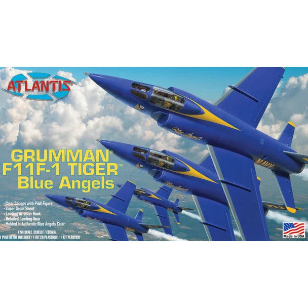 Dinosaurs model toys for paleontology - loving children Atlantis F11F-1 Grumman Tiger Blue Angels 1/54 Plastic Model Kit Dinosaurs model toys for paleontology - loving children Atlantis F11F-1 Grumman Tiger Blue Angels 1/54 Plastic Model Kit
