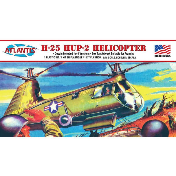 Robot model toys that can be programmed for STEM learning Atlantis H-25 Army Mule HUP-2 Helicopter 1/48 Plastic Model Kit Robot model toys that can be programmed for STEM learning Atlantis H-25 Army Mule HUP-2 Helicopter 1/48 Plastic Model Kit