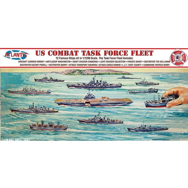 Gas - station model toys for vehicle - refueling play Atlantis US Combat Task Force Fleet 12 Ships Included 1/1200 Scale Gas - station model toys for vehicle - refueling play Atlantis US Combat Task Force Fleet 12 Ships Included 1/1200 Scale