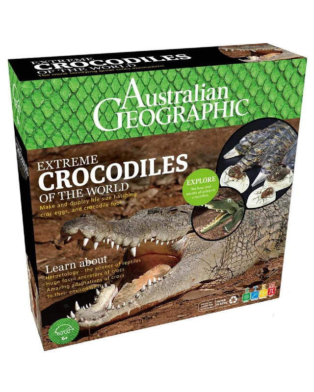 Educational toys for teaching e - learning basics​ Australian Geographic Crocodiles of the World