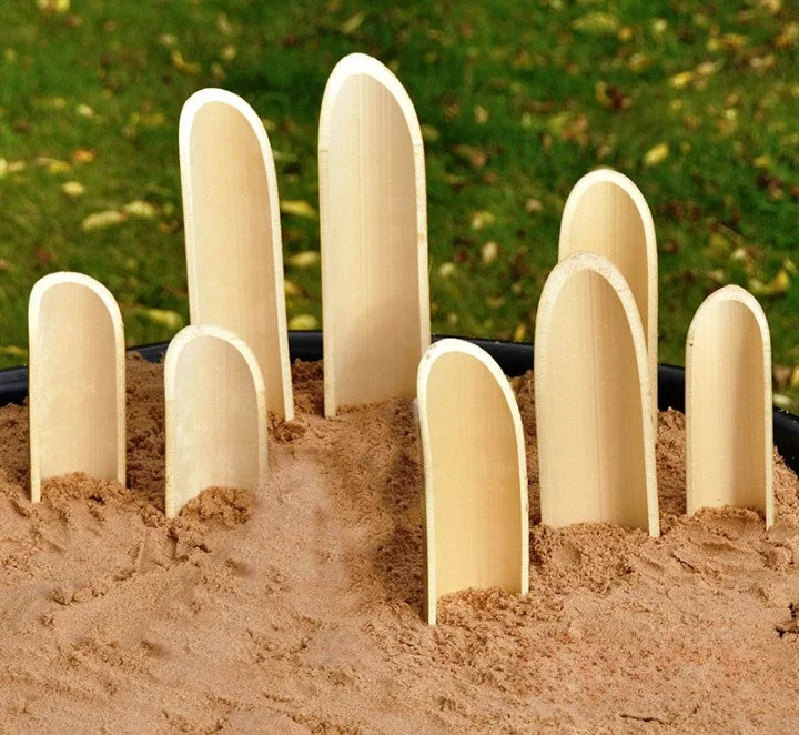 Large - sized outdoor toys for group activities​ Bamboo Scoop Diggers (8Pk)