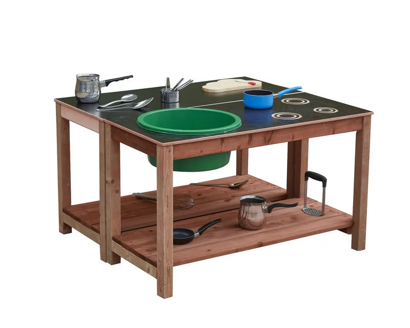 Outdoor toys for left - handed children with ergonomic designs​ Bargain Longlast Mud Pie Kitchen & Table (2Pk)