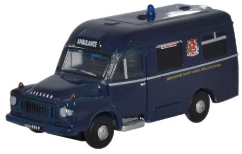 Streetcars for local transportation in some cities Oxford Diecast Bedford/Lomas Ambulance Hereford - 1:148 Scale Streetcars for local transportation in some cities Oxford Diecast Bedford/Lomas Ambulance Hereford - 1:148 Scale