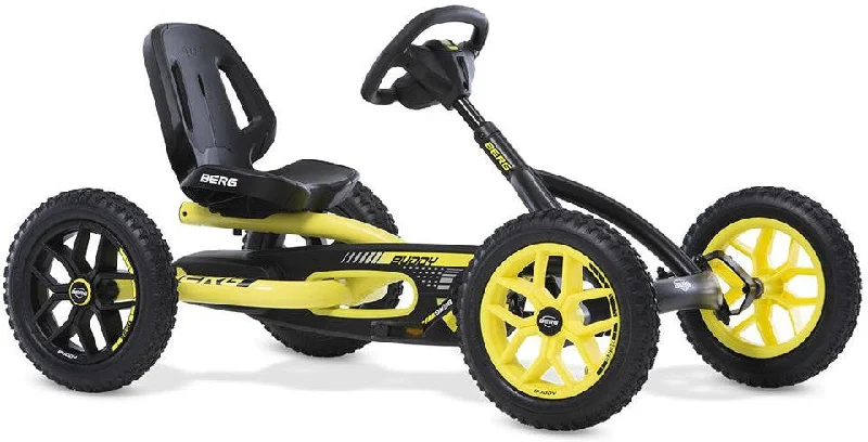 Outdoor toys for grassy lawns like badminton sets​ BERG Buddy Cross Go Kart