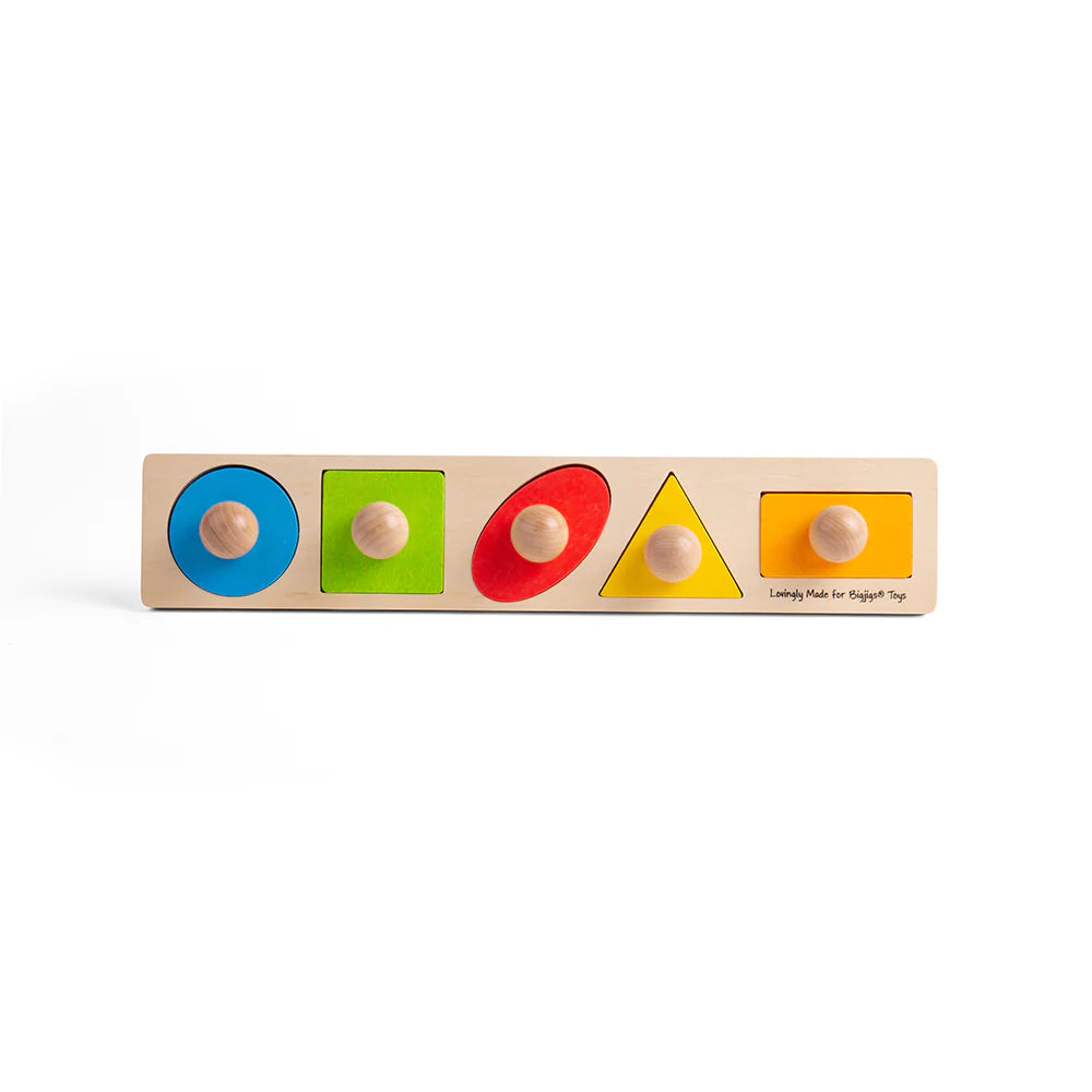 Educational toys for teaching time management​ Bigjigs Shape Matching Board