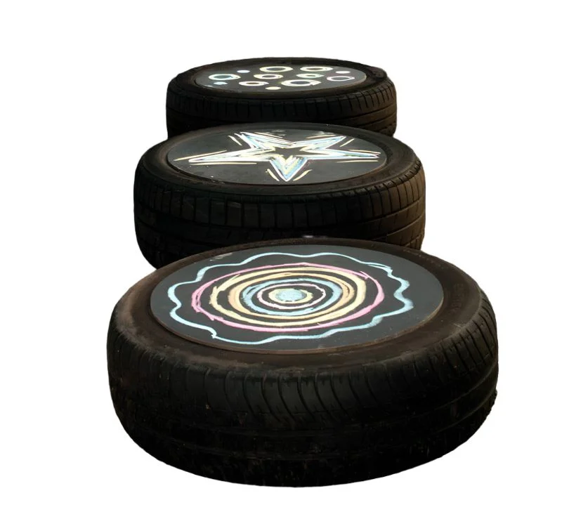 Outdoor toys for forested areas like nature scavenger hunt kits Blackboard Tyre Table Tops (3Pk) Outdoor toys for forested areas like nature scavenger hunt kits Blackboard Tyre Table Tops (3Pk)
