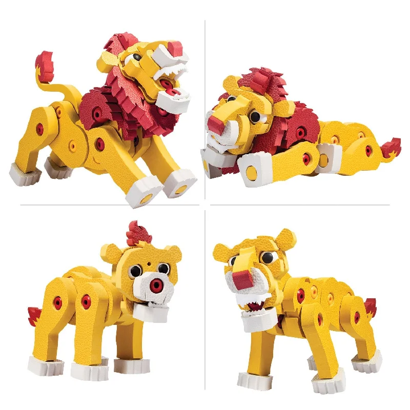 Educational toys for teaching photography to kids​ Bloco Lion & Meerkat