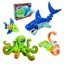 Educational toys for teaching veterinary science​ Bloco Marine Creatures