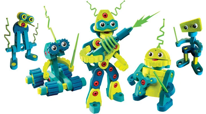 Educational toys for teaching logic and reasoning​ Bloco Robot Invasion
