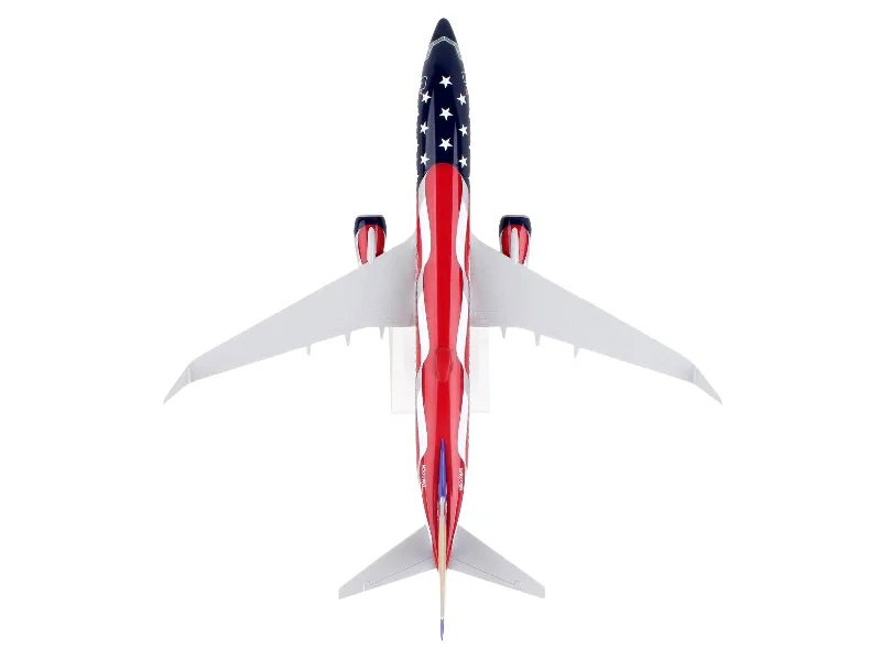 Space - station model toys for long - term - space - stay scenarios​ Boeing 737-800 Commercial Aircraft "Southwest Airlines - Freedom One" (N500WR) USA Flag Livery (Snap-Fit) 1/130 Plastic Model by Skymarks