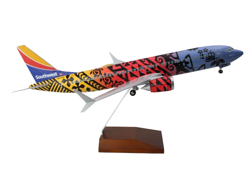 Carousel model toys for decorative and interactive play Boeing 737 MAX 8 Commercial Aircraft with Landing Gear "Southwest Airlines - Imua One" (N8710M) Hawaiian Livery (Snap-Fit) 1/100 Plastic Model by Skymarks Carousel model toys for decorative and interactive play Boeing 737 MAX 8 Commercial Aircraft with Landing Gear "Southwest Airlines - Imua One" (N8710M) Hawaiian Livery (Snap-Fit) 1/100 Plastic Model by Skymarks