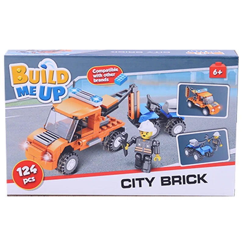 Educational toys for teaching digital marketing concepts​ Build Me Up Blocks City - 124 Pieces