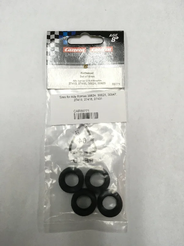 Mopeds for easy - to - ride transportation CARRERA 89771 Tires for Alfa Romeo 30624, 30625, 30647, 27415, 27416, 27431.. Mopeds for easy - to - ride transportation CARRERA 89771 Tires for Alfa Romeo 30624, 30625, 30647, 27415, 27416, 27431..