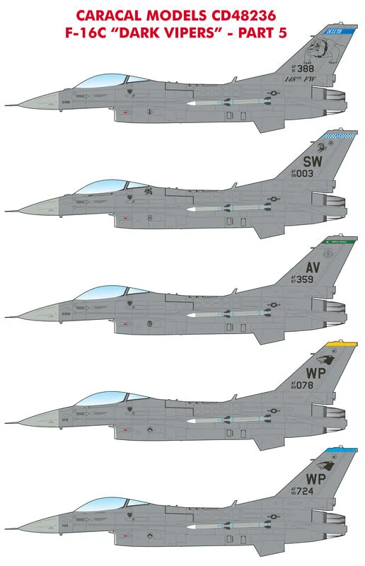 Train - depot model toys for railroad - maintenance play Caracal 1/48 Scale decals for F-16C "Dark Vipers" Part 5 - CD48236 Train - depot model toys for railroad - maintenance play Caracal 1/48 Scale decals for F-16C "Dark Vipers" Part 5 - CD48236