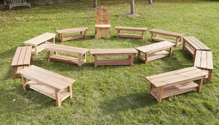 DIY outdoor toy kits for creative kids​ Class Set Of Benches (12Pk)