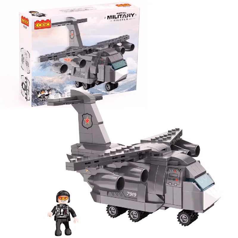 Educational toys for teaching music theory COGO Aerial Military Air Fighter - 258 PCS (6+) Educational toys for teaching music theory COGO Aerial Military Air Fighter - 258 PCS (6+)