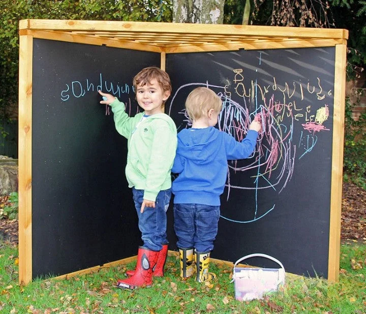 Outdoor toys for right - handed children with easy - to - use features Corner Mark Making Den (1.5M) Outdoor toys for right - handed children with easy - to - use features Corner Mark Making Den (1.5M)