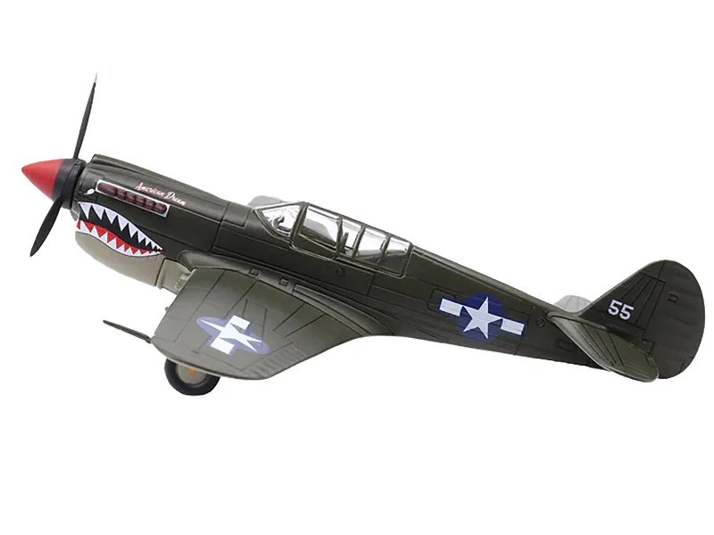 Renaissance - era town model toys for art - history lovers Curtiss P-40N Warhawk Fighter Aircraft "American Dream National Warplane Museum" United States Army Air Forces 1/72 Diecast Model by Militaria Die Cast Renaissance - era town model toys for art - history lovers Curtiss P-40N Warhawk Fighter Aircraft "American Dream National Warplane Museum" United States Army Air Forces 1/72 Diecast Model by Militaria Die Cast
