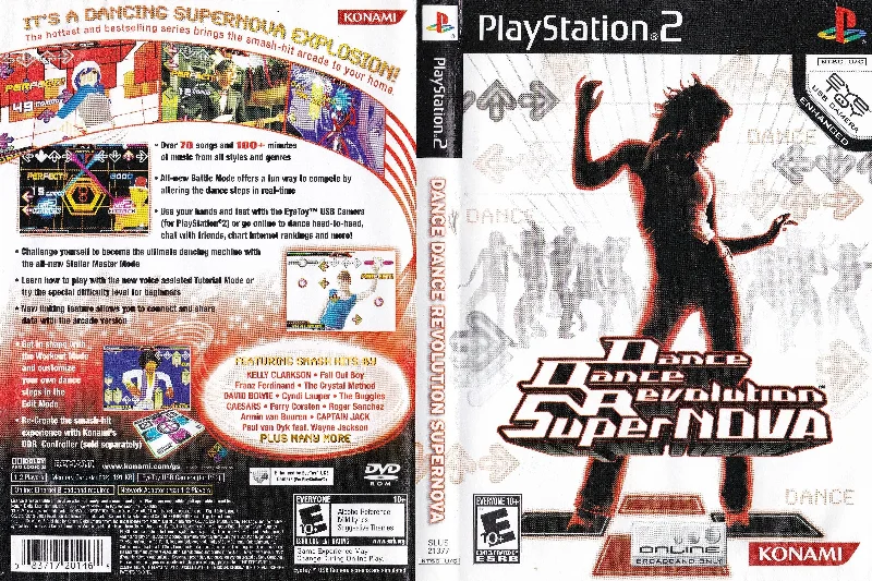 Sports video games based on popular leagues​ Dance Dance Revolution Supernova