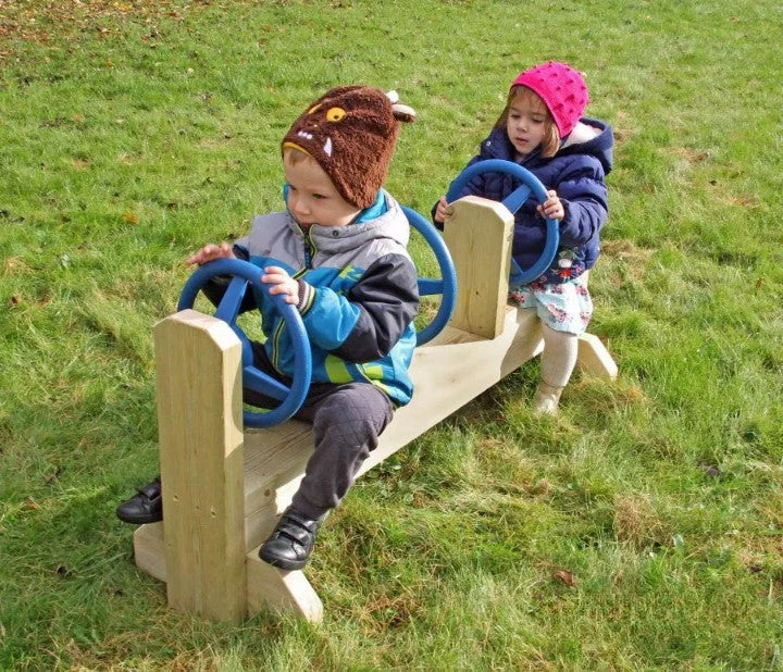 Outdoor toys for sunny days like solar - powered robots​ Imagination Driving Bench