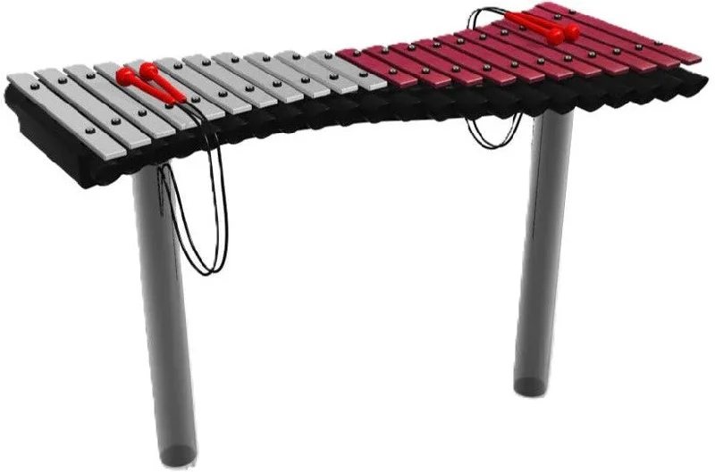 Outdoor toys for park play like frisbee golf sets​ Duo Xylophone - Sensory Garden Musical Instrument