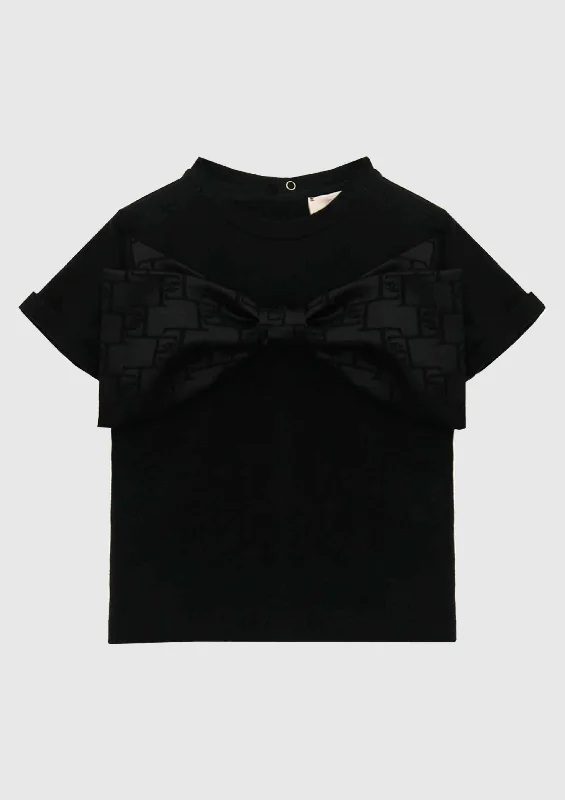 Military tank model toys for collectors interested in warfare history Elisabetta Franchi Black Bow T-shirt Military tank model toys for collectors interested in warfare history Elisabetta Franchi Black Bow T-shirt